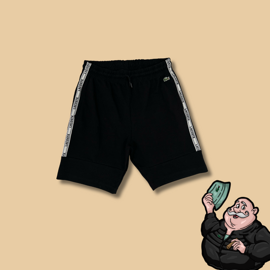 Lacoste Crni Šorc sa Text Logom