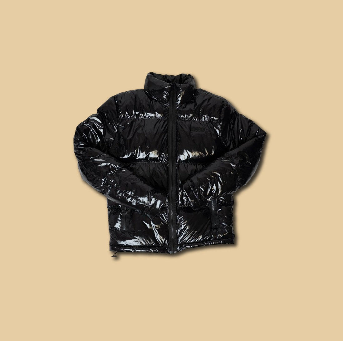 HUGO Crna Sjajna Jakna