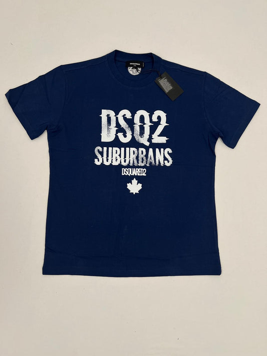 Dsquared2 Teget Majica sa DSQ2 SUBURBANS Printom