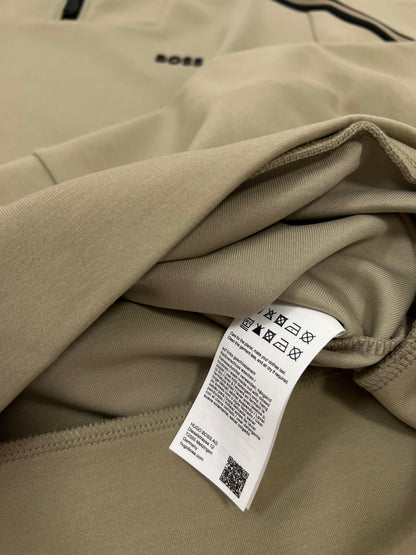 BOSS Krem Quarter-Zip Komplet Trenerka sa Detaljima SS2026