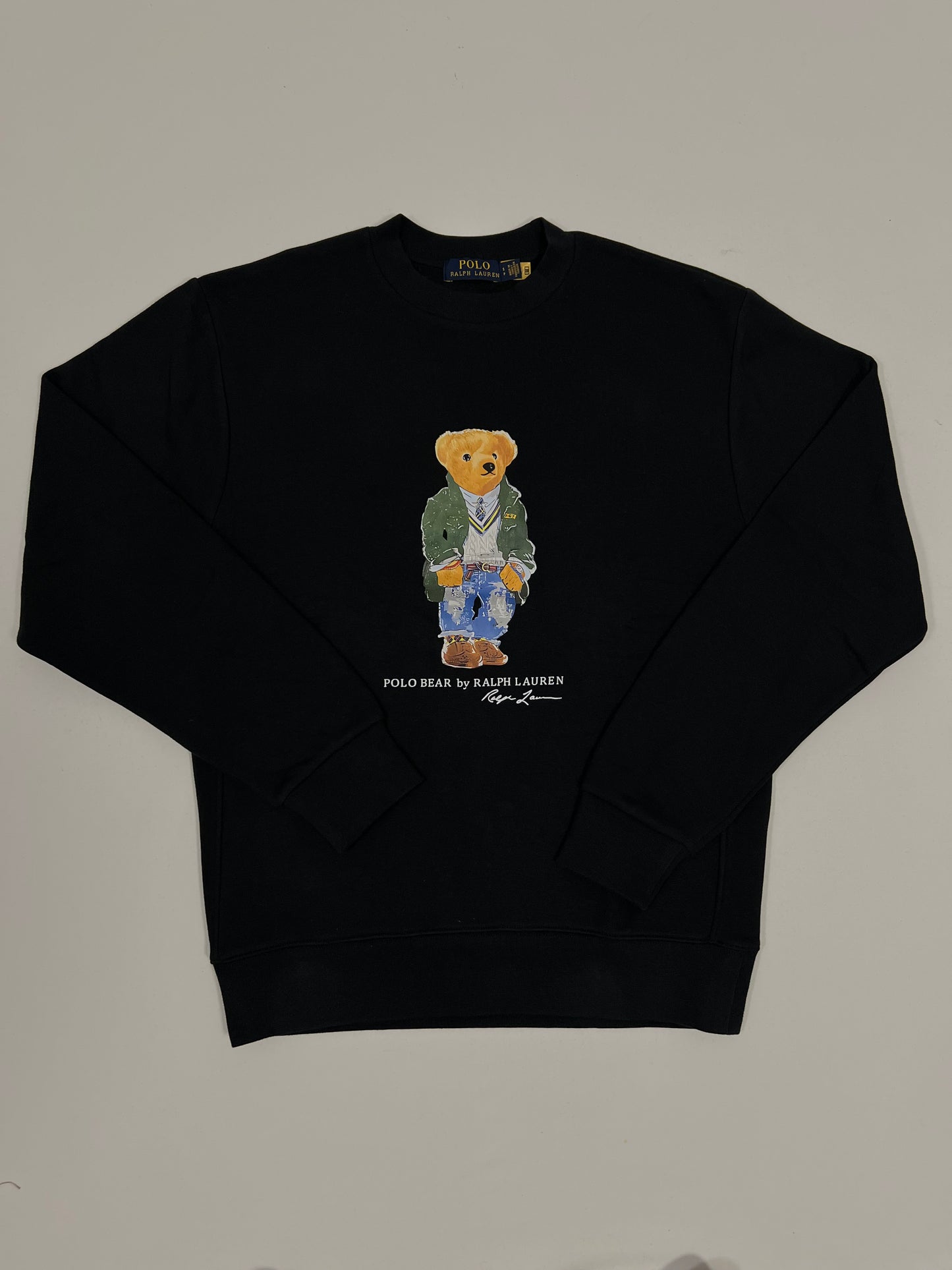 Polo Ralph Lauren Crni Duks sa Elegant Printom