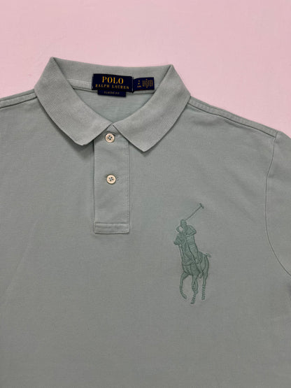 Polo Ralph Lauren Svetlo Elemntal Zelena Majica na Kragnu sa Big Logom