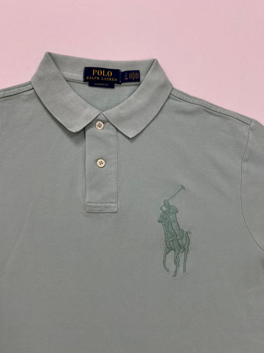 Polo Ralph Lauren Svetlo Elemntal Zelena Majica na Kragnu sa Big Logom