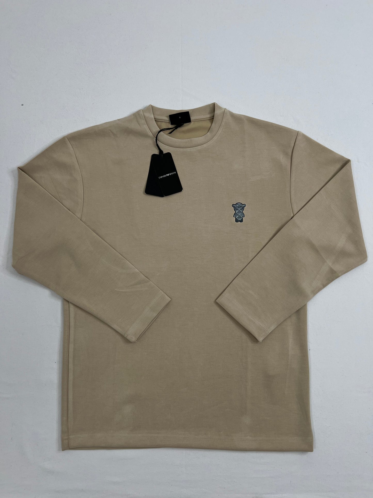Emporio Armani EA7 Krem Bluza/Tanki Duks sa EA7 Bear Logom