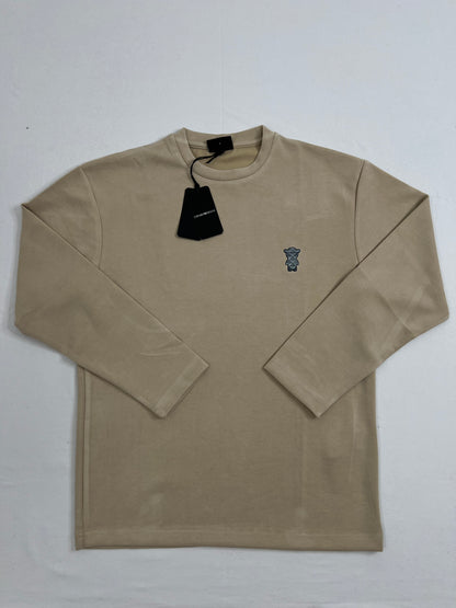 Emporio Armani EA7 Krem Bluza/Tanki Duks sa EA7 Bear Logom