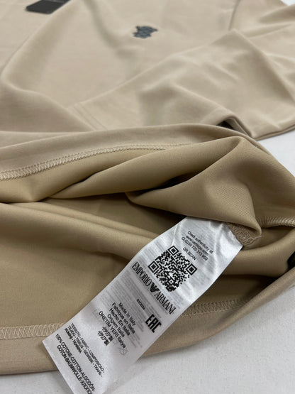 Emporio Armani EA7 Krem Bluza/Tanki Duks sa EA7 Bear Logom
