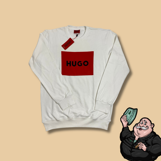 HUGO Beli Duks sa Big Red Box Logom