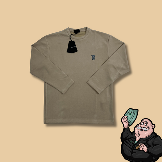 Emporio Armani EA7 Krem Bluza/Tanki Duks sa EA7 Bear Logom