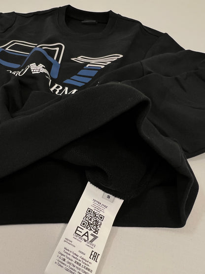 Emporio Armani EA7 Crni Duks sa Big Logom