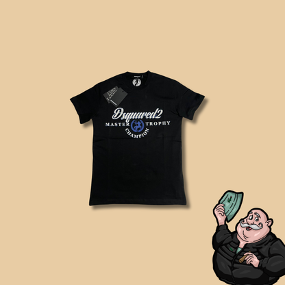 Dsquared2 Crna Majica Master Trophy Logo