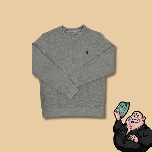 Polo Ralph Lauren Sivi Duks sa Minimalistic Logom