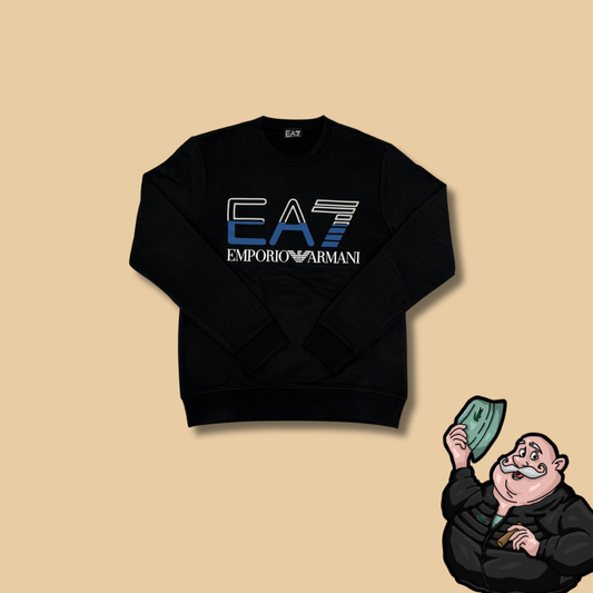 Emporio Armani EA7 Crni Duks sa Big Logom