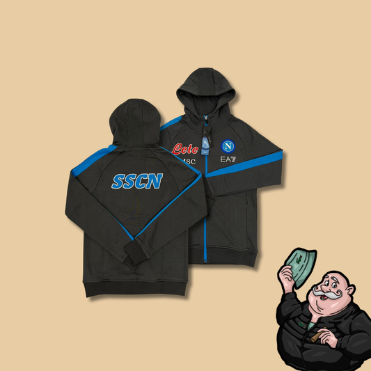 Emporio Armani EA7 x Napoli Sivi Sportski Duks