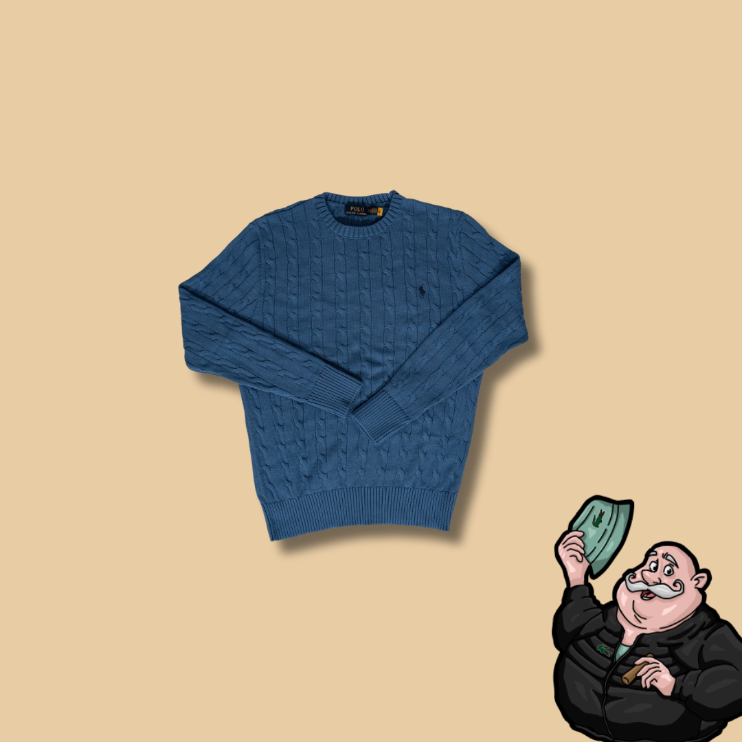 Polo Ralph Lauren Plavi Džemper sa Minimalistic Logom