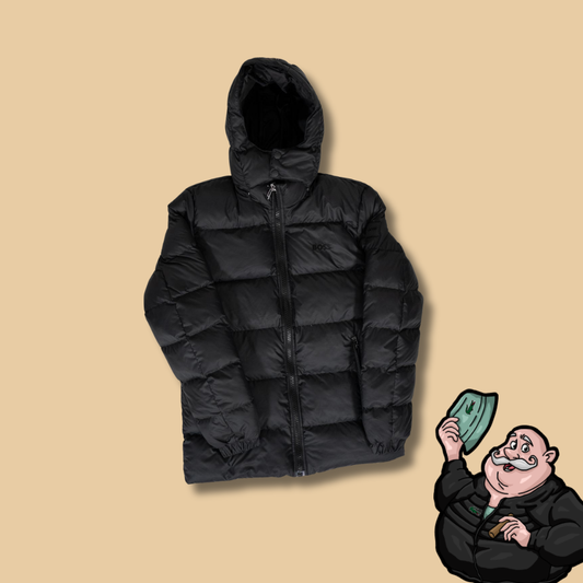 BOSS Crna Jakna sa Logom i Znakom na Rukavu