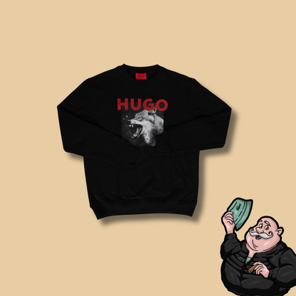 HUGO Crni Duks sa Wolf Logom