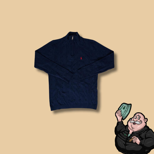 Polo Ralph Lauren Teget Quarter-Zip Džemper