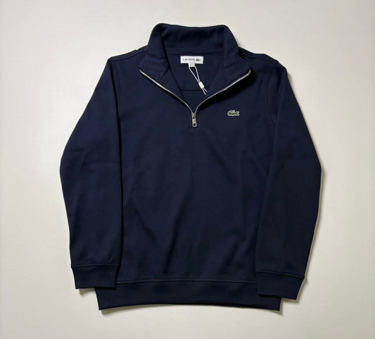 Lacoste Teget Quarter-Zip Duks sa Minimalistic Logom