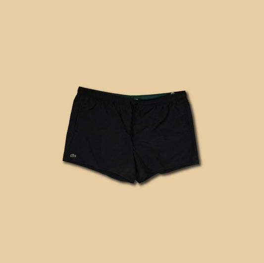 Lacoste Crni Šorc za Kupanje sa Logom
