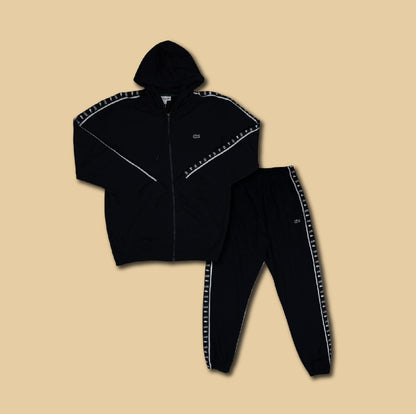 Lacoste Teget Komplet Trenerka sa logom na rukavima