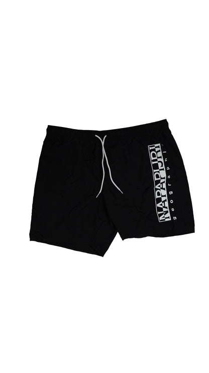 Napapijri Crni Šorc za kupanje sa velikim logom