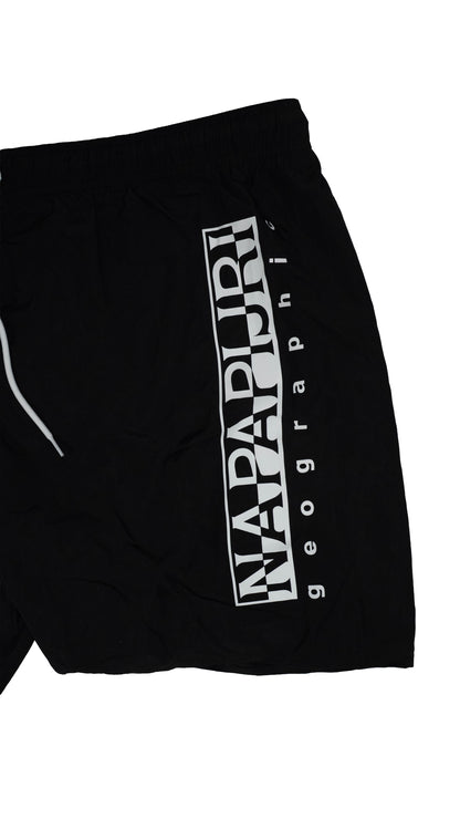Napapijri Crni Šorc za kupanje sa velikim logom