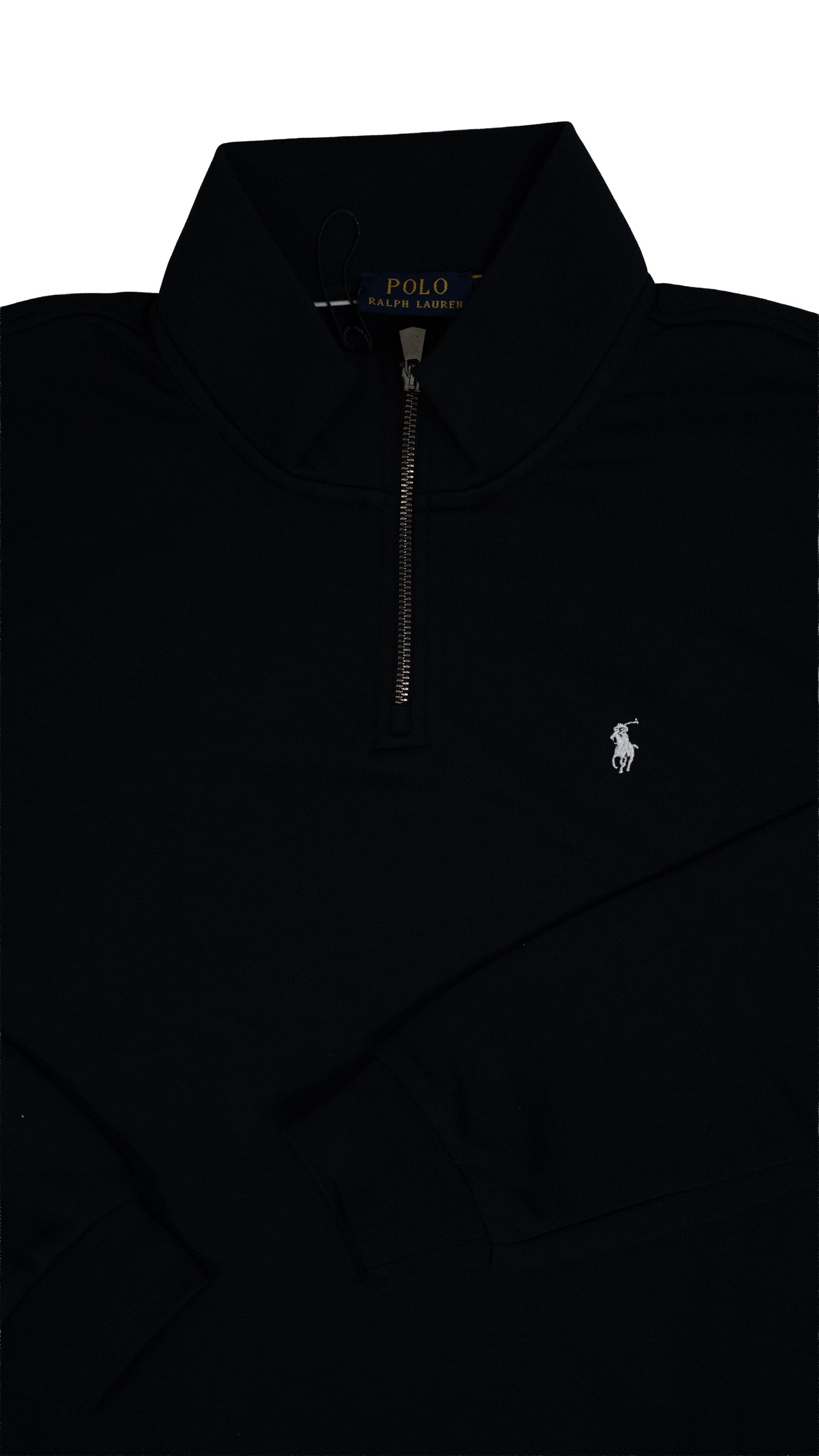 Polo Ralph Lauren Teget Quarter-Zip Duks sa Belim Logo